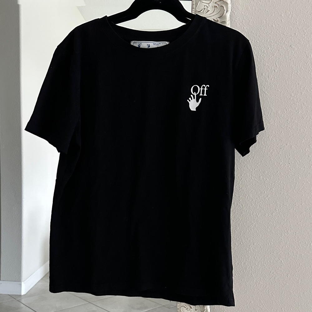 Off-White Black Short Sleeve Tee
